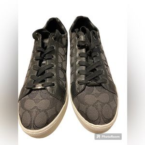 Coach Paddy 10B/EUR 40 black Signature C canvas sneakers